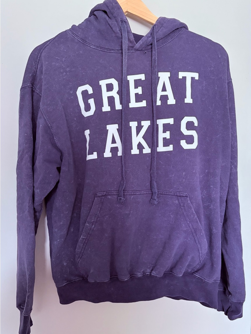 Great Lakes Hooded Pullover Sweatshirt - Purple